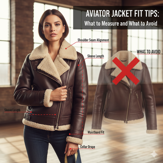 Aviator Jacket Fit Tips: What to Measure and What to Avoid