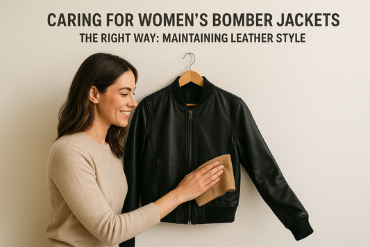 Caring for Women’s Bomber Jackets the Right Way: Maintaining Leather Style