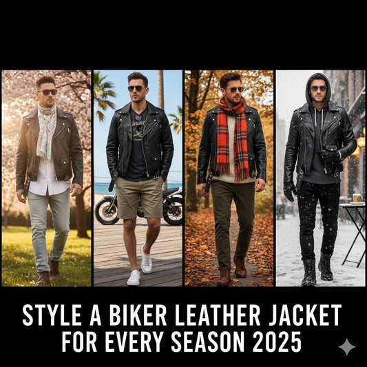 Style a Biker Leather Jacket for Every Season 2025