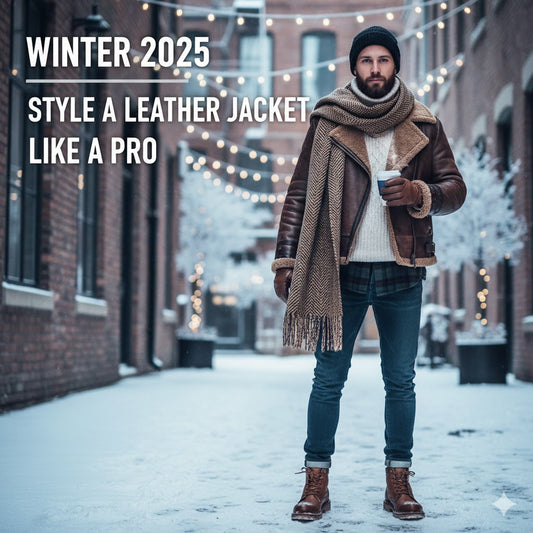 Style a Leather Jacket for Winter 2025 Like a Pro
