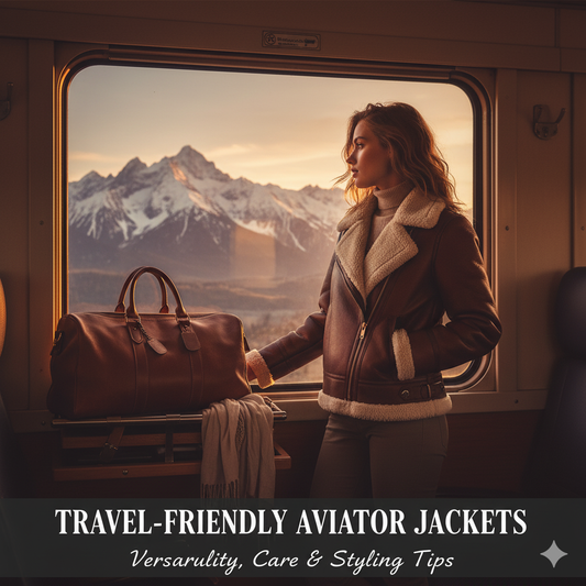 Travel-Friendly Women’s Aviator Jackets: Versatility, Care & Styling Tips