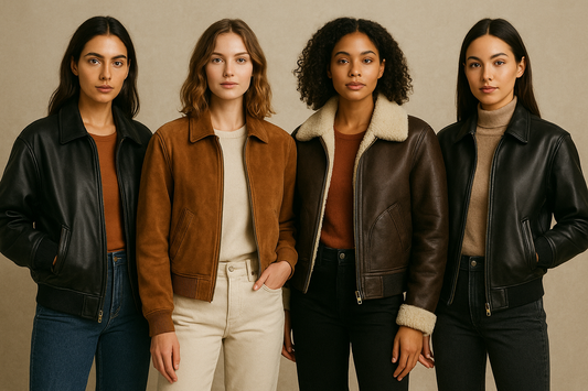 Types of Women’s Leather Bomber Jackets Every Fashionista Should Know