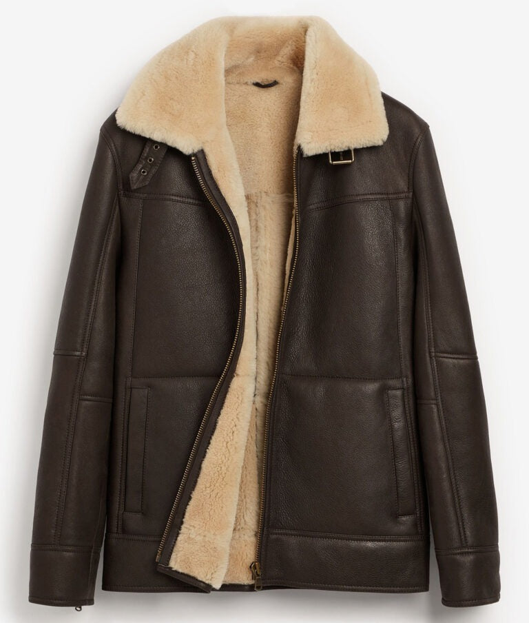 Men’s Miller Brown Leather Café Racer Jacket