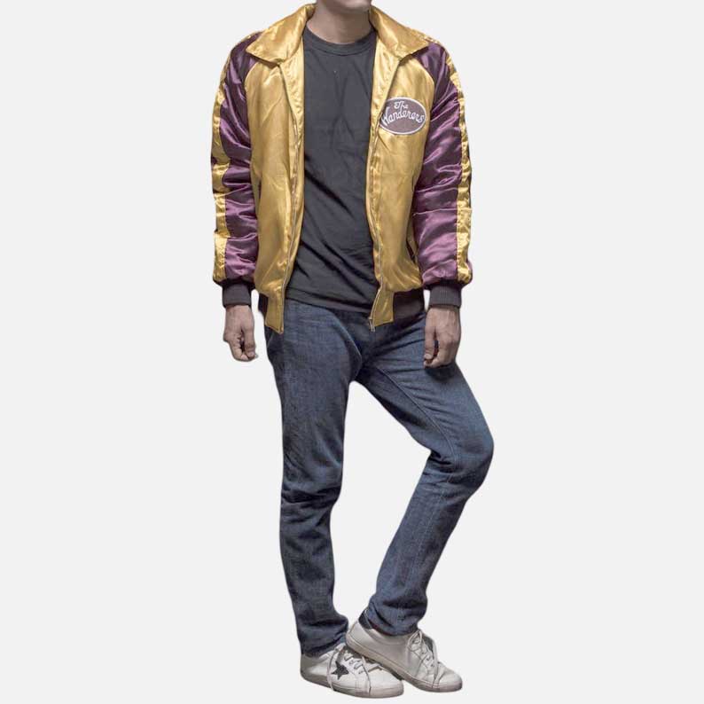 Affordable film inspired satin varsity bomber jacket by Glory Store US