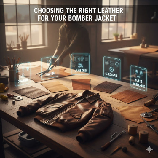 Choosing the Right Leather for Your Bomber Jacket