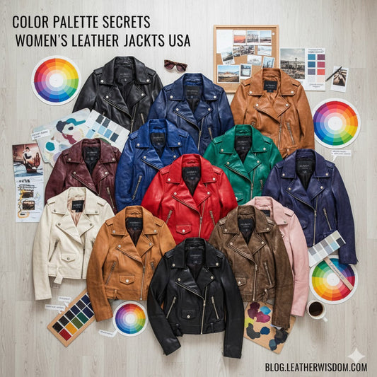 Color Palette Secrets for Women’s Leather Jackets USA