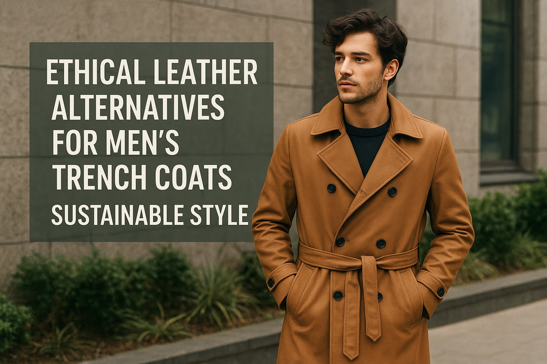 Ethical Leather Alternatives for Men’s Trench Coats: Sustainable Style