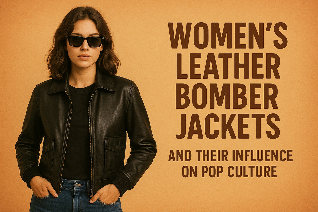 Women’s Leather Bomber Jackets and Their Influence on Pop Culture