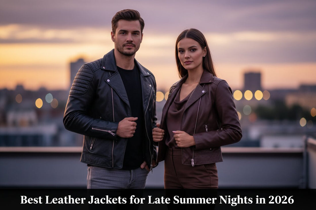 Best Leather Jackets for Late Summer Nights in 2026