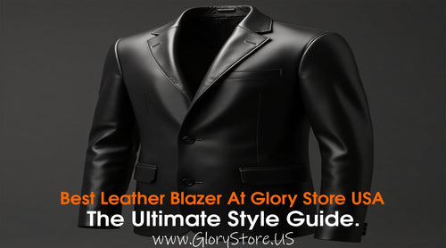 Best Men's Leather Blazer At Glory Store US