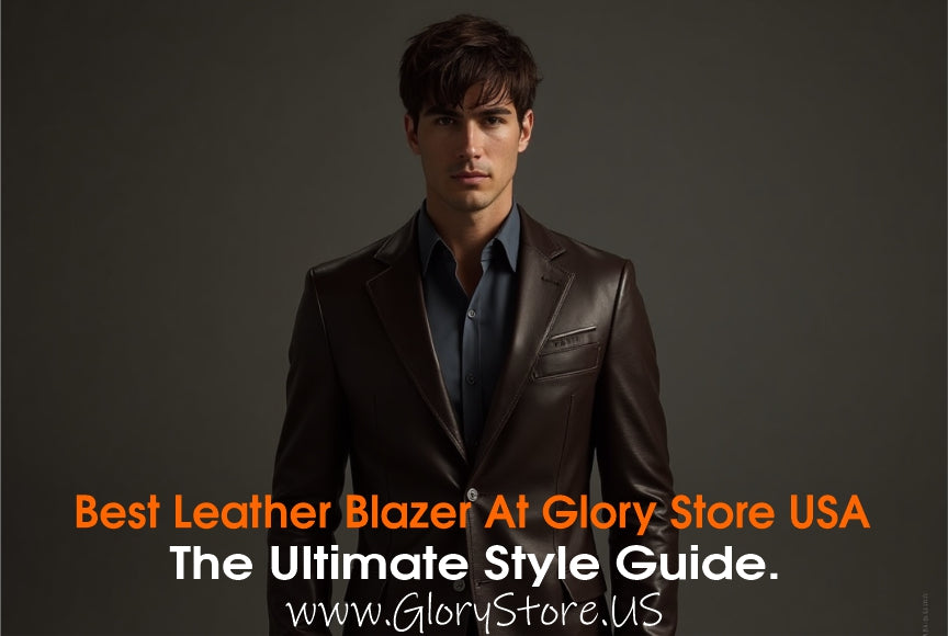 The Ultimate Guide to Men's Leather Blazer at Glory Store USA: