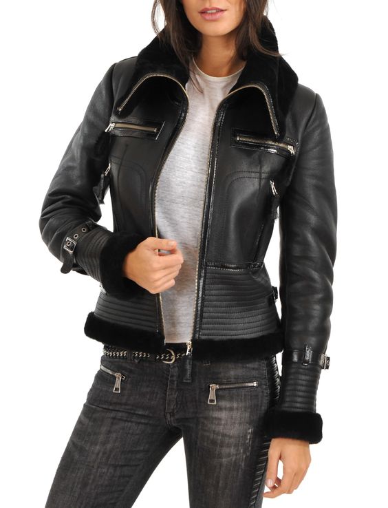 Women's Aviator Leather Jackets