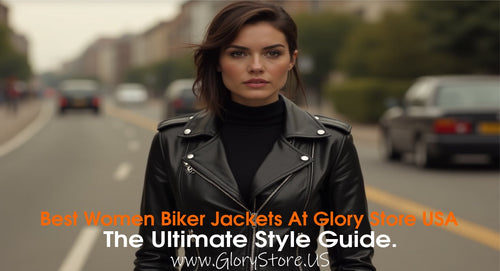 Best Women's Biker Leather Jacket At Glory Store US