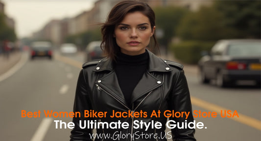 Best Women's Biker Leather Jacket At Glory Store US