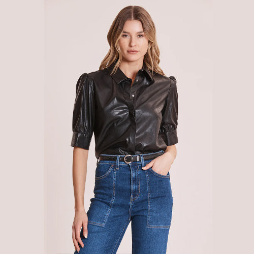 Vegan Leather Shirt