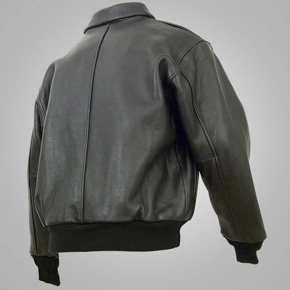 Men's Brown Vintage Lambskin A2 Flying Leather Jacket
