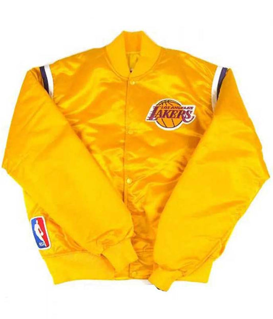 80s Los Angeles Lakers Satin Jacket for Men and Women