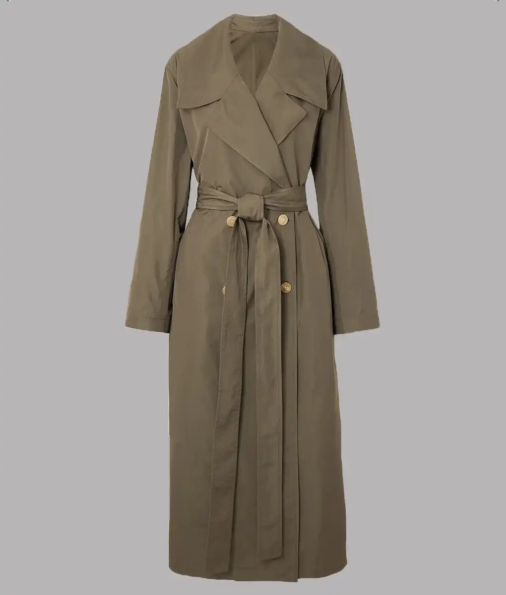 Kendall Jenner Inspired Women’s Long Cotton Trench Coat