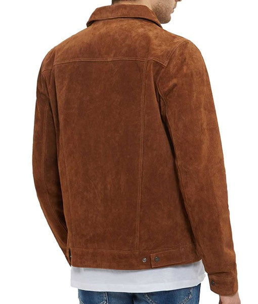 Dicke Men’s Classic Suede Leather Jacket