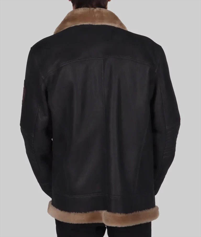 Original Men’s Brown Classic Bomber Leather Jacket