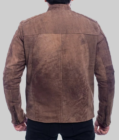 Tag Men’s Brown Biker Leather Jacket