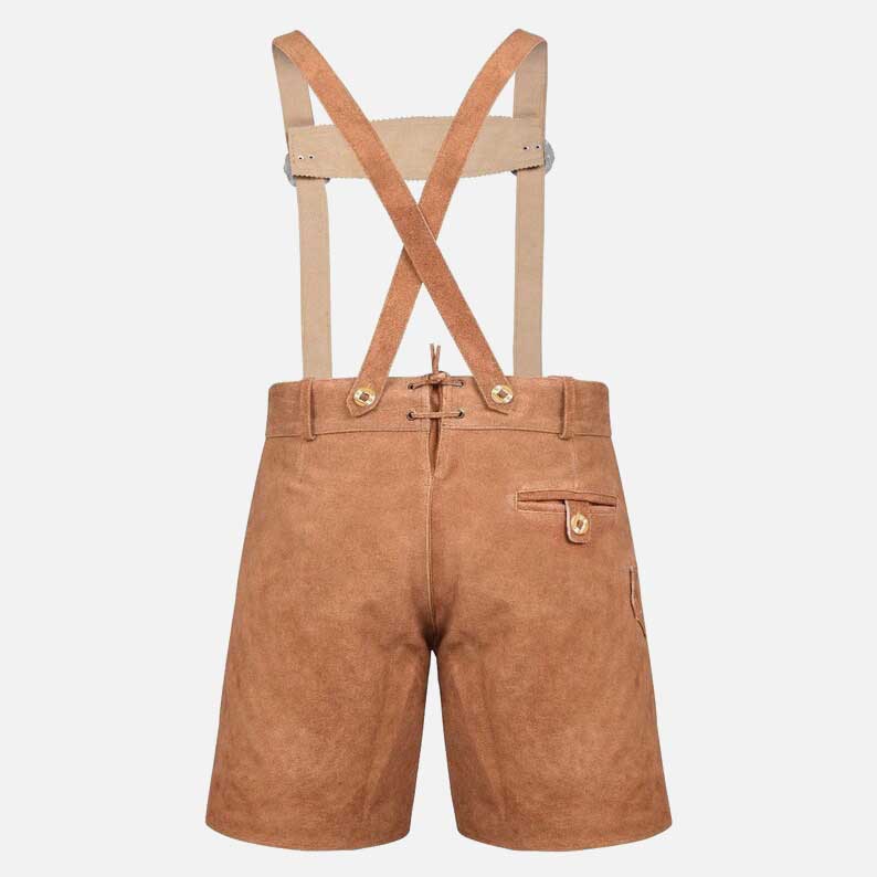 Best premium Oktoberfest lederhosen outfit for men made from genuine suede leather by Glory Store US
