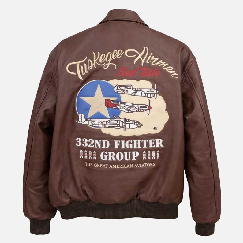 Best stylish brown aviator A2 bomber leather jacket with military logo by Glory Store US