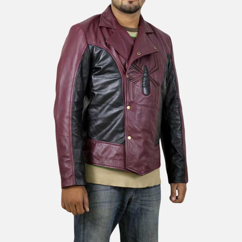 Best premium Spider Man cosplay leather jacket inspired by Peter n Parker by Glory Store US