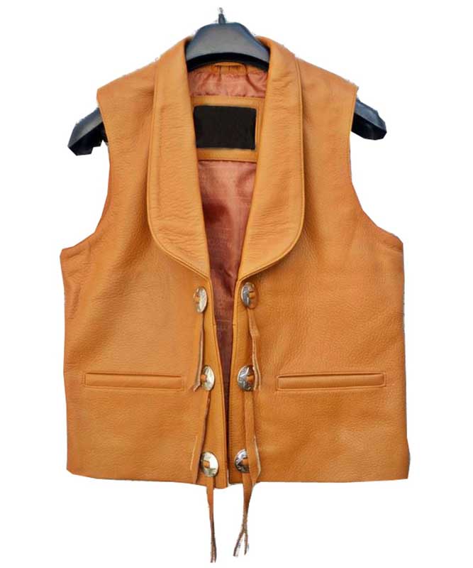 Bonanza Ben Cartwright Leather Vest