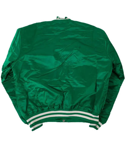 Boston Celtics Satin Bomber Jacket for Men and Women