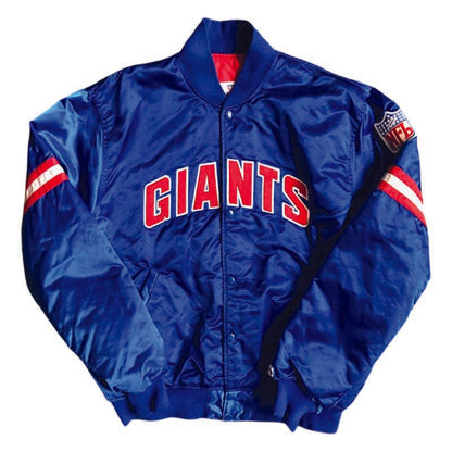 giants blue bomber jacket