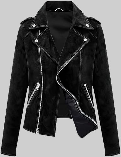 Women's Black Genuine Leather Double Rider Jacket