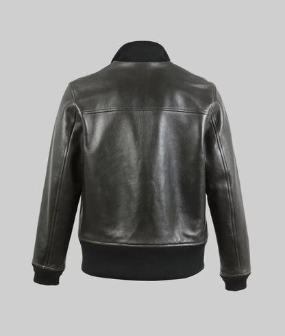 Women’s Military-Inspired Brown A-1 Bomber Jacket