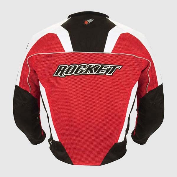 Men Black Mesh Motorcycle Jacket With Removable Waterproof Liner