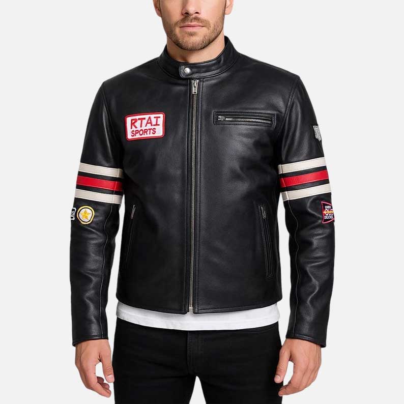 New Gregory House House MD black leather jacket for sale made from real leather by Glory Store US