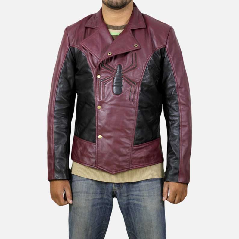 New Spider Man leather jacket for sale in premium lambskin inspired by Last Stand by Glory Store US
