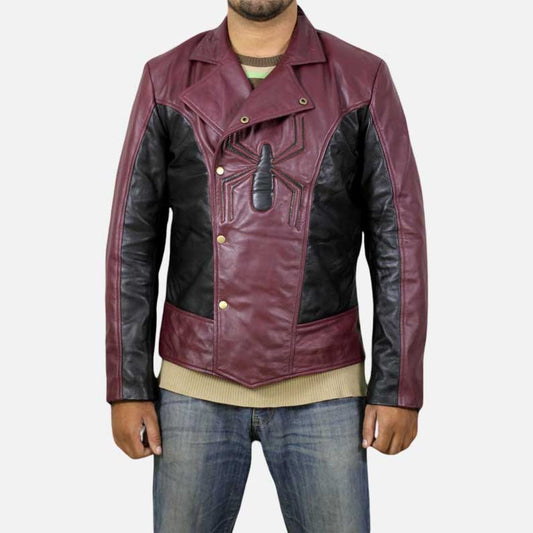 New Spider Man leather jacket for sale in premium lambskin inspired by Last Stand by Glory Store US