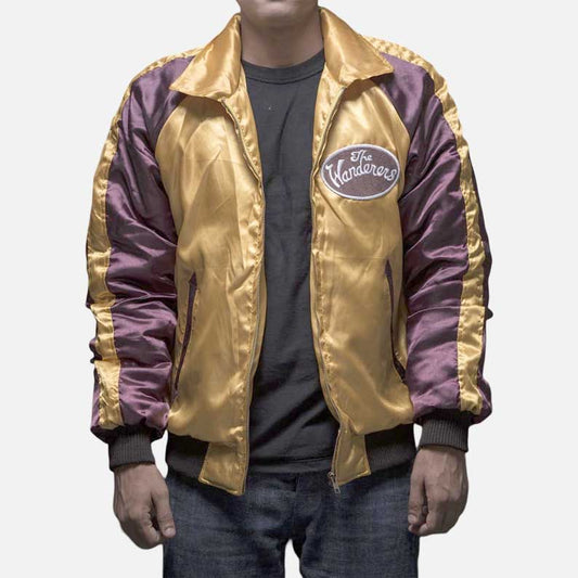 New The Wanderers bomber jacket for sale in retro 1979 satin varsity style by Glory Store US