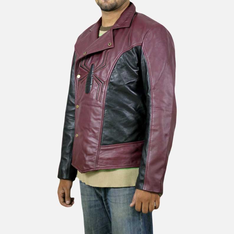 Stylish Spider Man biker leather jacket to buy for cosplay and streetwear by Glory Store US