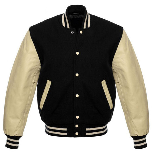 Womens black vasity bomber jacket